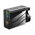 thumbnail image 1 of 65W Multi-Port Travel Charger, Type-C PD and 3 USB Ports, 3.1A Fast Charging, Compact and Powerful for All Your Devices, 1 of 5