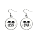 thumbnail image 1 of Juego Little Monster pixel Pendientes pendientes de plata colgantes joyas señora Unbranded M, 1 of 3