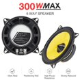 thumbnail image 4 of 300W Car HiFi Coaxial Speaker Vehicle Door Auto Audio Music Stereo Speaker 4inch, 4 of 8