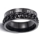 thumbnail image 2 of Spinner De Anillo De Cadena ANGGREK Anillo de Banda de cadena Relax Fidget Para cumpleaños, 2 of 8