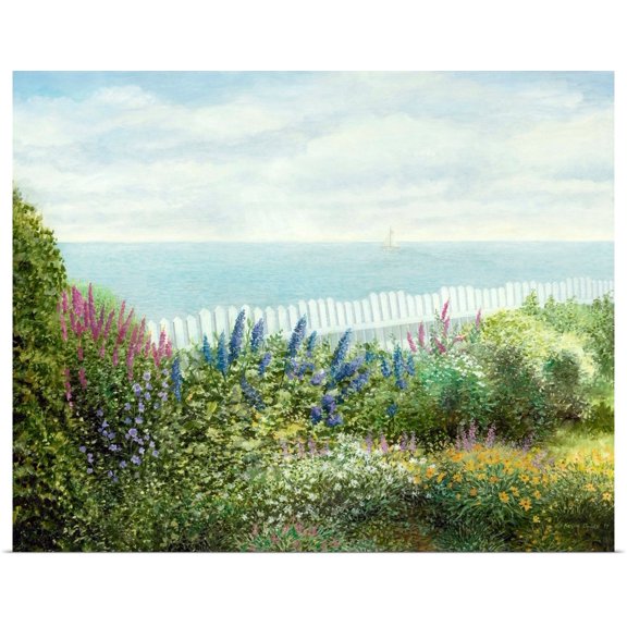 Great BIG Canvas | Rolled Kevin Dodds Poster Print entitled Cape Cod Garden