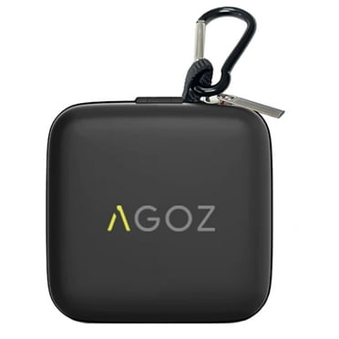 AGOZ Hard Cover Pouch for Garmin Approach G12 Rangefinder Golf GPS and Garmin Approach G10, Protective Carry Case with a Wrist Strap (Black)