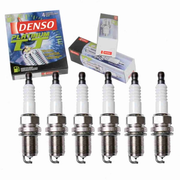 6 pc DENSO Platinum TT Spark Plugs compatible with Acura TL 3.2L V6 1996-2003