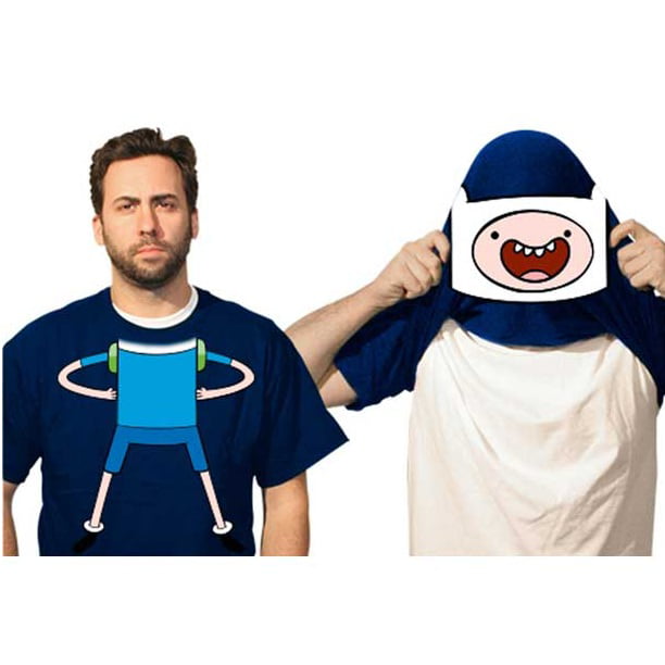 Authentic Adventure Time I Am Finn Jake Pocket T Tee Shirt Costume Cosplay Xs-Xl 