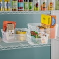 thumbnail image 3 of Sterilite 9.5 x 6.5 x 4 Inch Open Storage Bin with Carry Handles (48 Pack), 3 of 9