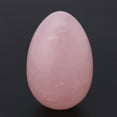 thumbnail image 2 of Huevo de cuarzo rosa en forma de huevo para masajes yoni, piedra preciosa para ejercicios de Kegel de recuperación posparto, 2 of 12