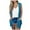Sky Blue, variant on Lindreshi Cardigans for Women Women's Casual Sleeveless Loose Pockets Tops Cardigan