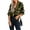 Army green, variant on Womens Long Sleeve Cardigan Sweaters Plaid Fuzzy Knit V Neck Button Down Cardigans