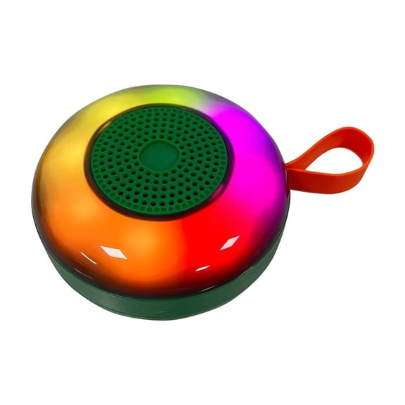 Lzobxe Bluetooth Speakers Wireless Enchanting Bluetooth Pendant Speaker Companion for Cycling Hiking with Colorful Lights Card Slot and Wireless Functionality Ideal Backpack Accessory