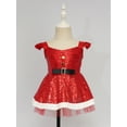 thumbnail image 6 of iiniim Girl Christmas Princess Dress Mesh Tutu Skirt Toddlers Infant Photoshoot Props Red 14, 6 of 7