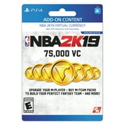NBA 2K19 75,000 VC, Sony Interactive, Playstation, [Digital Download]