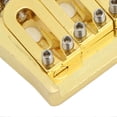 thumbnail image 4 of Guitare électrique à chevalet court fixe, 6 cordes, corps traversant, sans vibrato, dorée, 4 of 4
