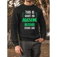 thumbnail image 2 of Awesome Butcher Looks Like Sweatshirt Men -Smartprints Designs, Male 5X-Large, 2 of 4