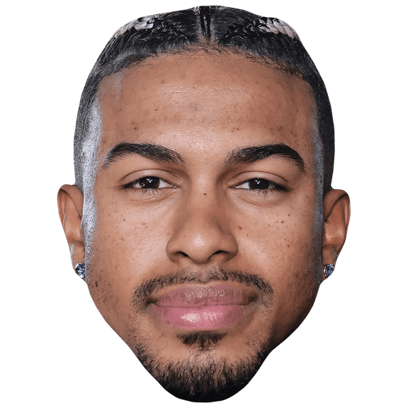 Francisco Lindor Serrano (Beard) Celebrity Mask, Flat Card Face, Fancy Dress Mask