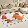 thumbnail image 2 of Coolnut Lightweight Soft Area Rugs 60 x 39 inch (5'x 3'3"), Cute Watercolor Fox Floor Mat for Kids Playing Room Hardwood Floor Living Room Nursery Rugs, 2 of 6