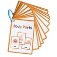 thumbnail image 2 of Tarjetas de aprendizaje para las partes del cuerpo, tarjetas de aprendizaje, tarjetas de bolsillo, tarjetas de aprendizaje, juguetes de aprendizaje pa, 2 of 9