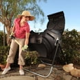 thumbnail image 4 of Lifetime Rotating Composter Bin 60058 - Tumbling Composting Bin - 80 Gallon, Black, 4 of 7