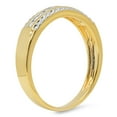 thumbnail image 2 of 0.30 Carat (ctw) 18K Yellow Gold Round White Diamond Men's Wedding Anniversary Band 1/3 CT, 2 of 4