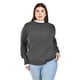 thumbnail image 1 of Sueter con cuello y puños de encaje Roman Fashion /Tallas Extras, 4015 (Gris Obscuro) gris oscuro 42, 1 of 7