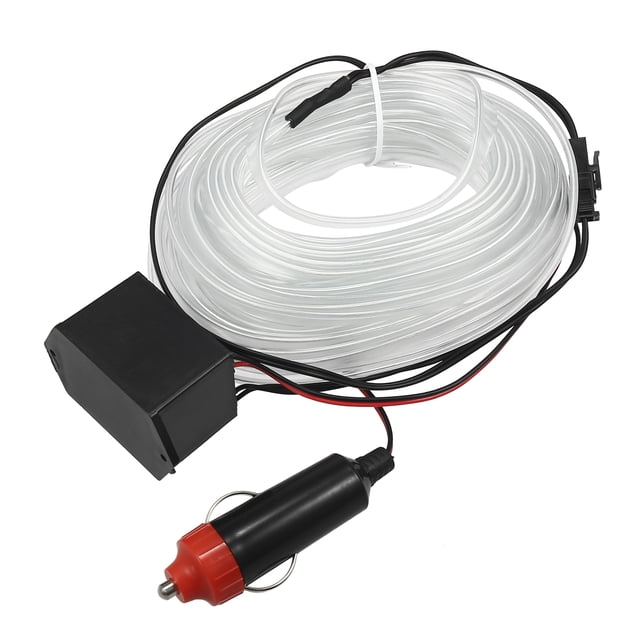 10 Metros/33 Pies Neón EL Cable Tira Hielo Azul Luz Resplandor Coche Interior