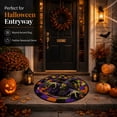 thumbnail image 5 of 3D Halloween Optical Illusion Rug, Creepy Witch Hole Vortex Round Area Rug, Non-Slip Crystal Velvet Floor Mat, Spooky Halloween Decor for Living Room Porch (20in), 5 of 6