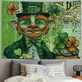thumbnail image 2 of Orinice Leprechaun Beer Cupcake Tapestry Wall Hanging Unique Style Graphic Tapestries Home Wall Decor Art for Living Room Bedroom Apartment Farmhouse Dorm 60x50inch, 2 of 6