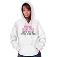 thumbnail image 5 of Funny Sarcastic Hunting Hunters Joke Hoodie Sweatshirt Women Brisco Brands X, 5 of 5