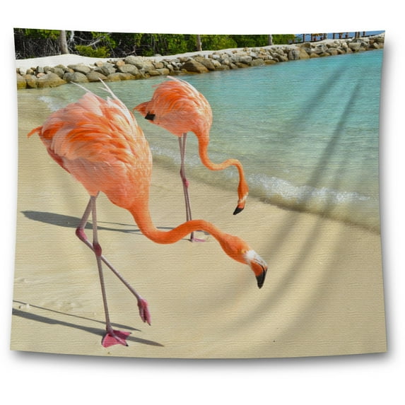 Awkward Styles Flamingo Tapestry Wall Hanging Ocean Beach Home Decor