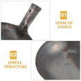 thumbnail image 3 of ColoMX Pala para estiércol de metal Cucharón para estiércol de metal Pala para estiércol reutilizable Pala para limpieza de estiércol, 3 of 7