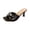 Black, variant on Kitten Heels for Women with Bow Heels Heeled Sandals Square Toe Open Toe Slingback Mules, Summer Beach Sandals for Women 2026 for Daily Bride Wedding Bridal Dress White