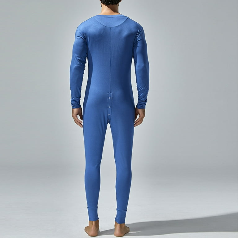 Men's Long Sleeve Onesie - Stretchy Button Up Henley Jumpsuit Pajamas Sexy One Piece Outfits - Walmart.com Men's Long Sleeve Onesie - Stretchy Button Up Henley Jumpsuit Pajamas Sexy One Piece Outfits - Walmart.com