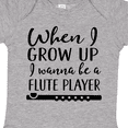 thumbnail image 4 of Inktastic Future Flute Player Music Boys or Girls Baby Bodysuit, 4 of 5