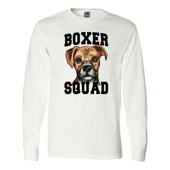 Inktastic Dog Boxer Squad Long Sleeve T-Shirt