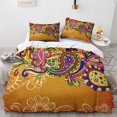 thumbnail image 2 of Moroccan Style Bedding Set 3 Piece Regional Characteristics Printed Microfibre Zip Duvet Cover, 2 of 5