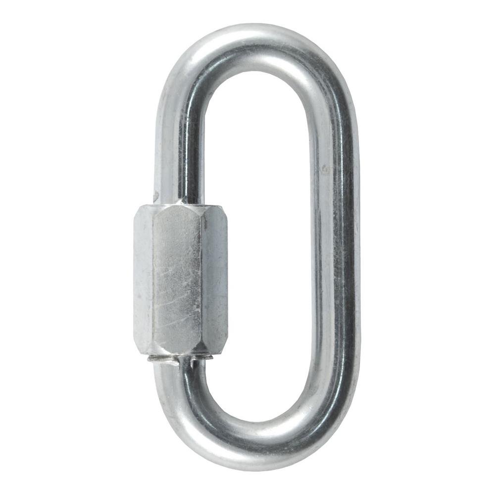 CURT 82930 Threaded Quick Link Trailer Safety Chain Hook Carabiner Clip