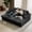 Black, variant on Chalantevo 86" Oversized Chaise Lounge Chair, Corduroy Upholstered with Deep Seat & 2 Pillows, for Living Room, Bedroom, Movie Room, Black