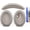 Silver, variant on SOULWIT Ear Pads Cushions + Headband, Replacement Kit for Sony WH-1000XM4 (WH1000XM4) Over-Ear Headphones, Replacement Headstrap Pad & Earpads Repair Part - Black