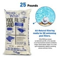 U.S. Silica Mystic White II Pool Filter Sand, Filtration Bags, 50lbs