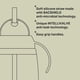 thumbnail image 4 of Straw Cup Tommee Tippee Starter, 300 ml, más de 6 m, con asas, rosa, paquete de 2, 4 of 7