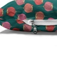 thumbnail image 4 of Floral Pet Bed, Repeating Nature Love Pattern with Blossoms of Botanical Elements, Chew Resistant Pad for Dogs and Cats Cushion with Removable Cover, 24" x 39", Dark Teal and Multicolor, by Ambesonne, 4 of 4