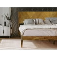thumbnail image 5 of RORNS Gazelle Solid Wood Platform Bedframe With Headboard - King - Caramel, 5 of 8