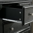 thumbnail image 5 of Aukfa 6 Drawer Tall Dresser Chest of Drawers Storage Cabinet for Bedroom Living Room,Black, 5 of 8