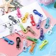 thumbnail image 4 of Uxcell Plastic Lobster Claw Clasps Swivel Lanyard Snap Hook Trigger Clips, Purple, 4 of 5