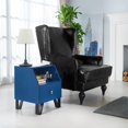 thumbnail image 4 of Furniture of America Jilah Table d'Appoint de Rangement en Bois Moderne, Bleu (Ensemble de 1), 4 of 5