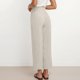 thumbnail image 3 of WILLBEST Pantalones Casuales Holgados de Pierna Recta para Mujer, Cintura Elástica, Cómodos para Uso Diario, Verano para Todas Las Estaciones. Grande, 3 of 5