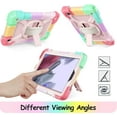 thumbnail image 5 of LTROP Kids Case for Samsung Galaxy Tab A7 Lite 8.7” 2021 SM-T220/T225/T227,Galaxy Tab A7 Lite Case,Shockproof Cover Case with Swivel Stand/Hand Strap for Samsung Galaxy Tab A7 Lite 8.7 Inch, Rose Gold, 5 of 9