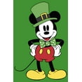 thumbnail image 2 of Boy's Mickey & Friends St. Patrick's Day Retro Portrait  Graphic Tee Kelly Green Small, 2 of 4