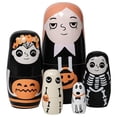 thumbnail image 1 of Matrioska rusa Nesting Dolls Tongan para Halloween, 5 unidades, 15 cm, 1 of 7