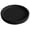 Black, variant on Round Ribbed Decorative Tray, Lightweight Plastic Display Tray for Coffee Table Decor and Candle Arrangement