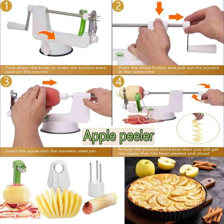 Spiral apple peeler deals